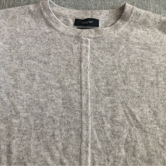 Autograph 100% Cashmere Gray Sweater Size S - Picture 3 of 9